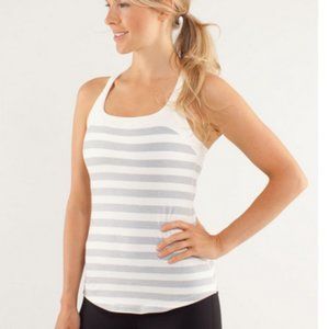 Lululemon Run: First Base Tank Micro Macro Polar Cream Silver Slate 4